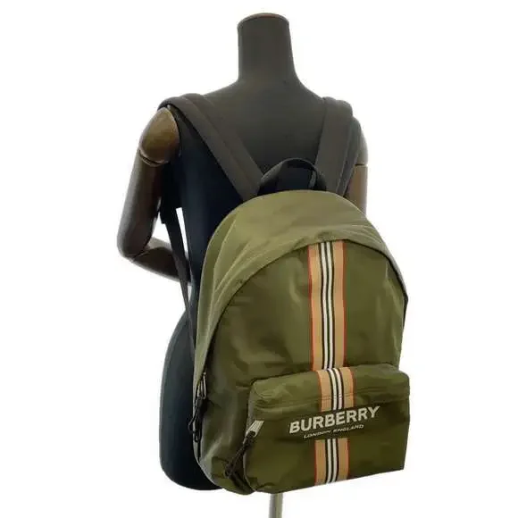 Burberry Backpack Nylon Khaki #104740B51B - Picture 5 of 13